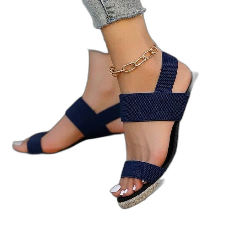 Comfortable Sandals for Women with Platform Ankle Strap Open Toe Casual Style