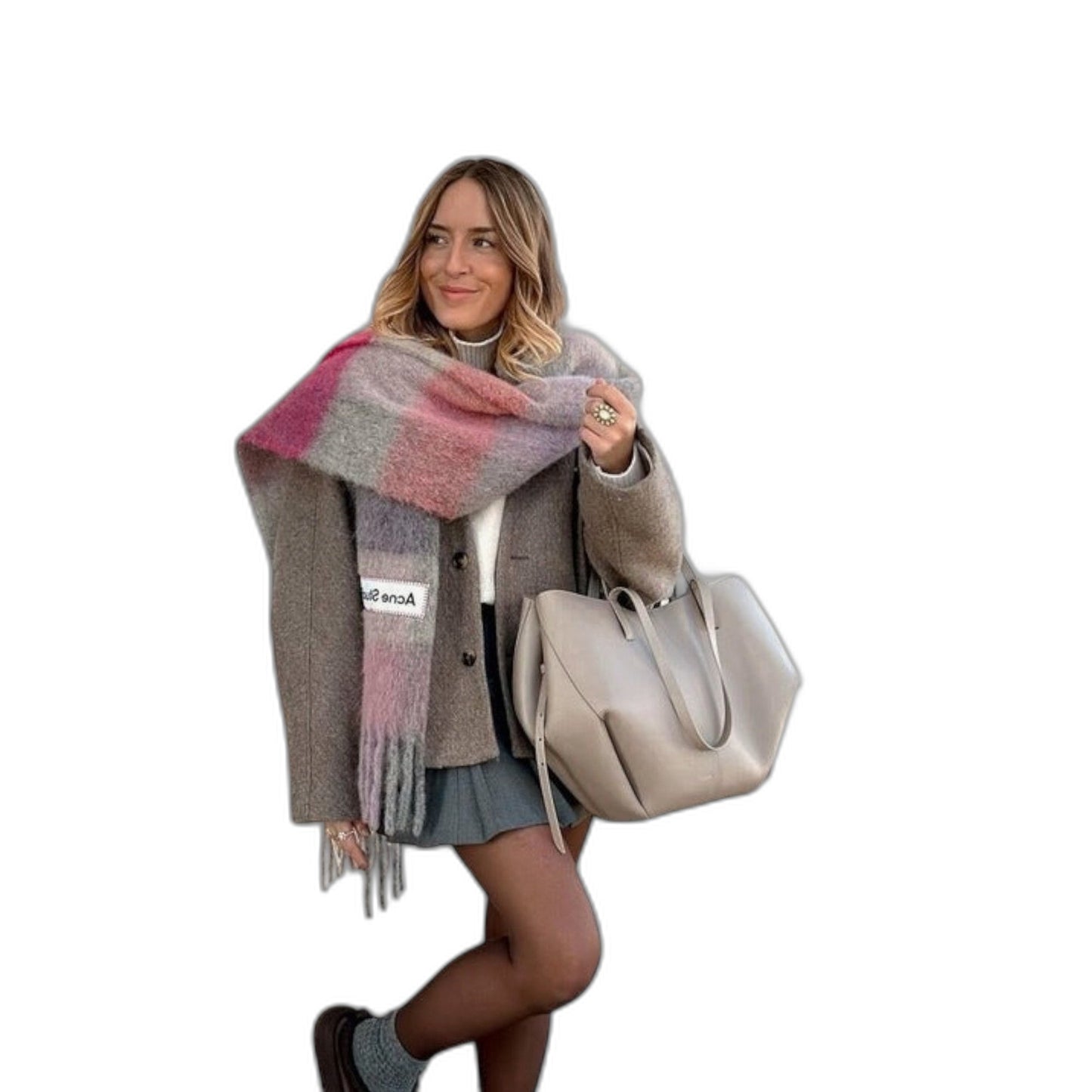 Effortless Brown Leather Tote Bag for Women with Casual Style