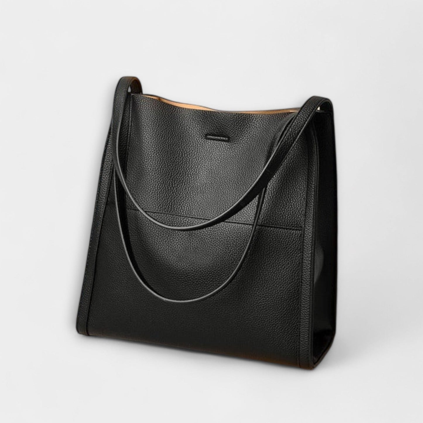 Effortless Red Leather Tote Bag for Women with Casual Style