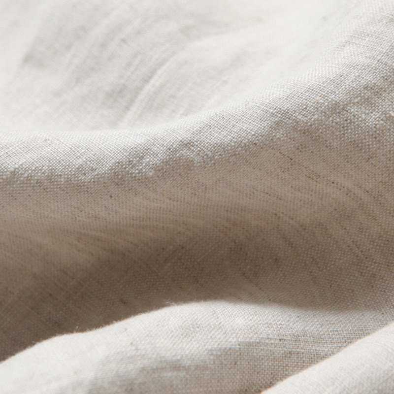 Effortless Linen Wide Leg Pants for Women with High Waist Elastic Pleated Relaxed Style