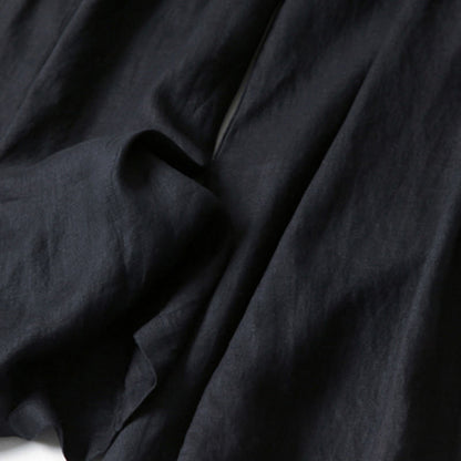 Effortless Linen Wide Leg Pants for Women with High Waist Elastic Pleated Relaxed Style