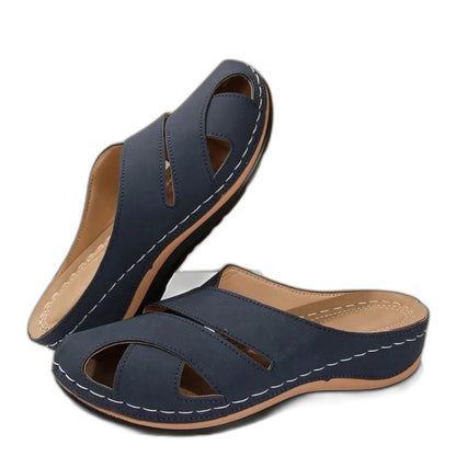 Comfortable Beige Suede Flats for Women with Closed Toe Casual Style