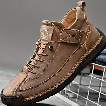 Comfortable Beige Suede Sneakers for Women with Closed Toe Lace Up Casual Style
