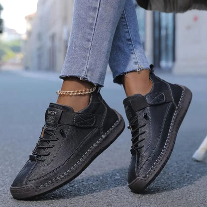 Comfortable Beige Suede Sneakers for Women with Closed Toe Lace Up Casual Style