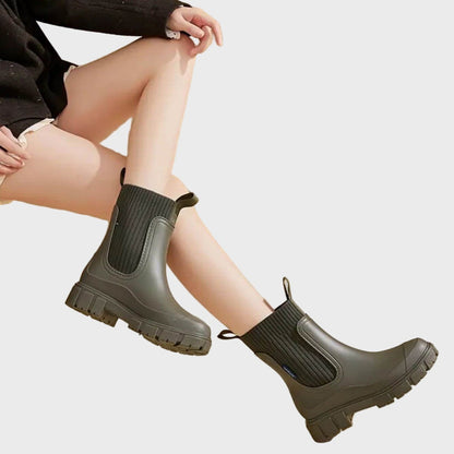 Comfortable Black Ankle Boots for Women with Closed Toe Casual Style