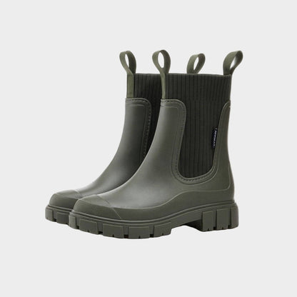 Comfortable Black Ankle Boots for Women with Closed Toe Casual Style
