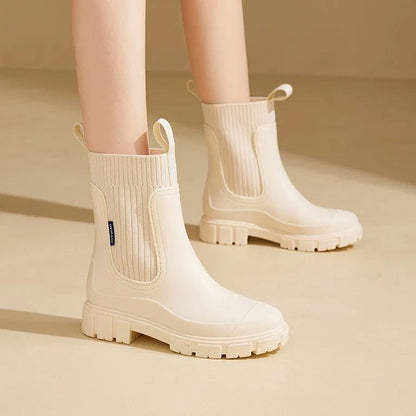 Comfortable Black Leather Ankle Boots for Women with Closed Toe Casual Style