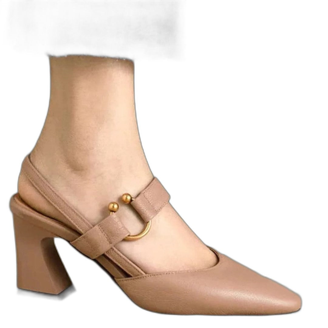 Comfortable Black Leather Mary Jane Shoes for Women with Ankle Strap Closed Toe Buckle Casual Style