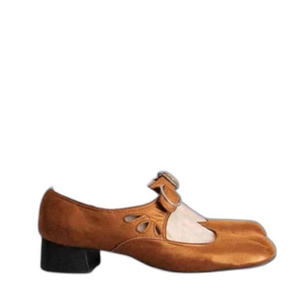 Comfortable Black Leather Mary Jane Shoes for Women with Closed Toe Buckle Casual Style