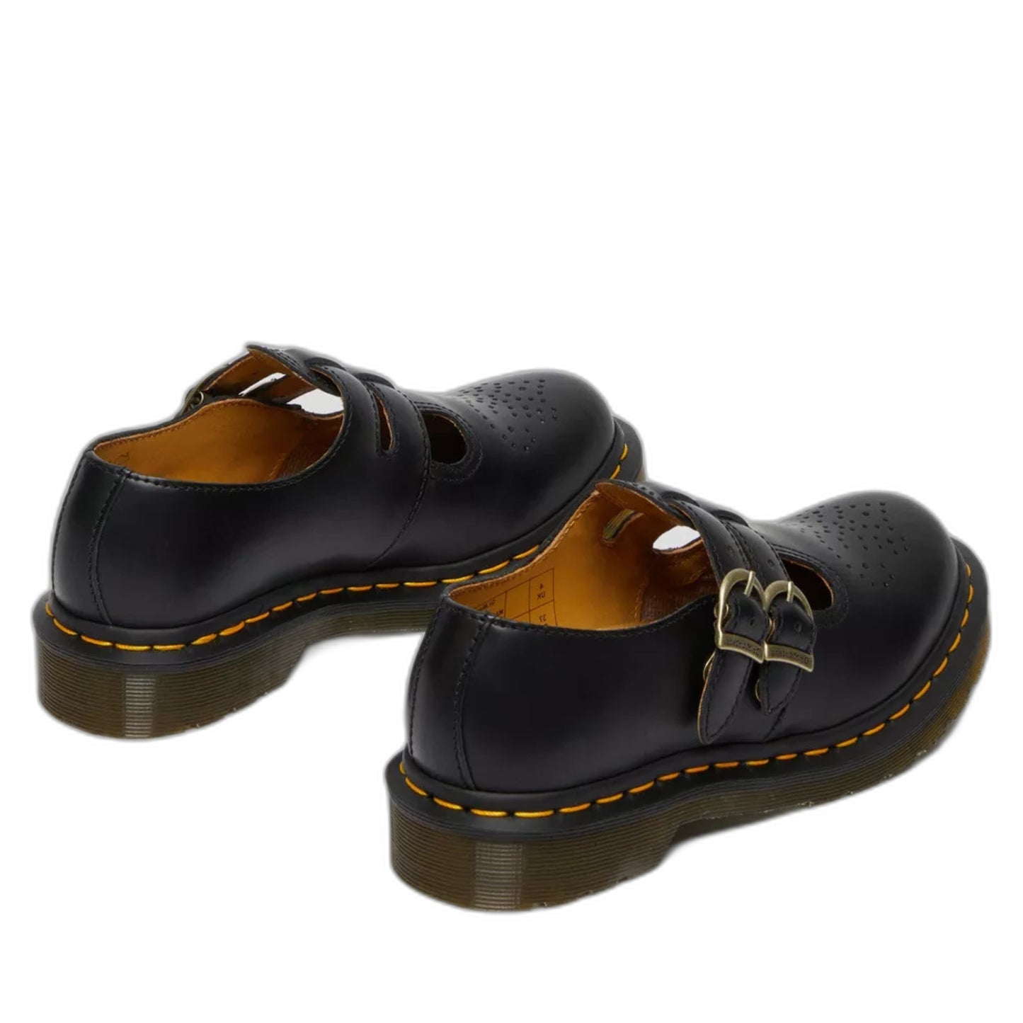 Comfortable Black Leather Mary Jane Shoes for Women with Closed Toe Buckle Casual Style