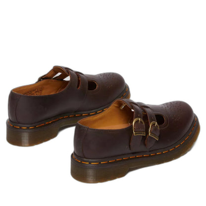 Comfortable Black Leather Mary Jane Shoes for Women with Closed Toe Buckle Casual Style