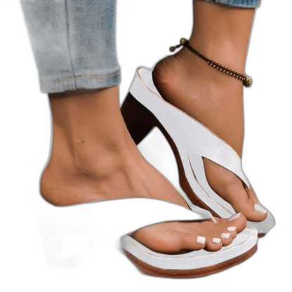 Comfortable Black Leather Sandals for Women with Block Heel Ankle Strap Open Toe Casual Style