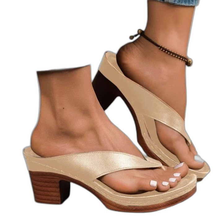 Comfortable Black Leather Sandals for Women with Block Heel Ankle Strap Open Toe Casual Style