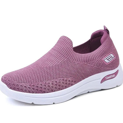 Comfortable Black Mesh Sneakers for Women with Closed Toe Casual Style