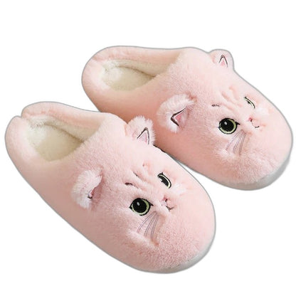 Comfortable Black Mules for Women with Closed Toe Fur Lined Lounge Style