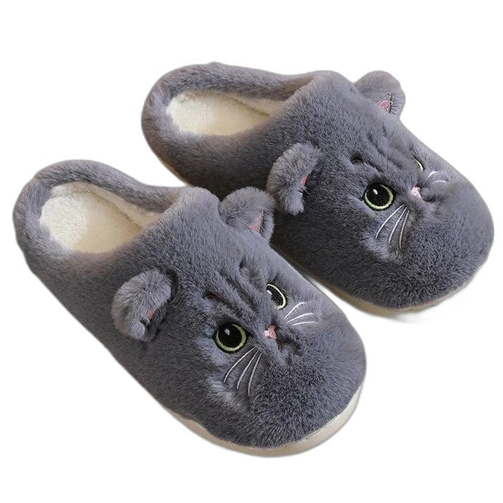 Comfortable Black Mules for Women with Closed Toe Fur Lined Lounge Style