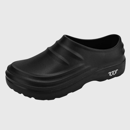 Comfortable Black Mules for Women with Platform Closed Toe Casual Style