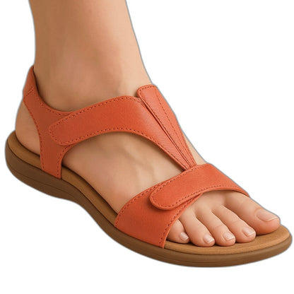 Comfortable Black Sandals for Women with Ankle Strap Open Toe Casual Style