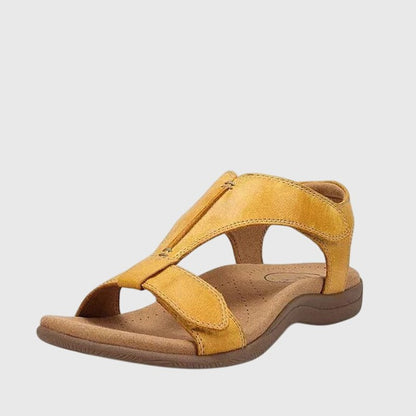 Comfortable Black Sandals for Women with Ankle Strap Open Toe Casual Style
