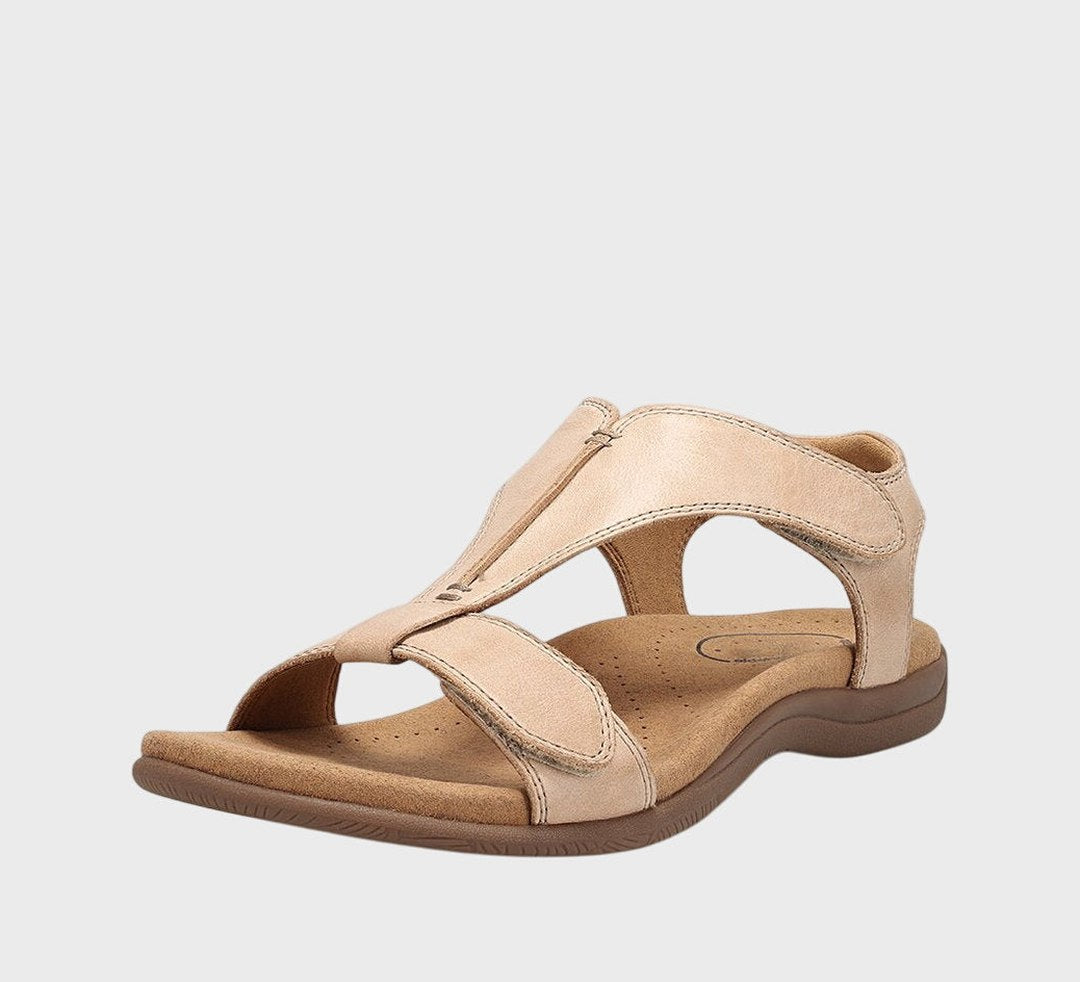 Comfortable Black Sandals for Women with Ankle Strap Open Toe Casual Style