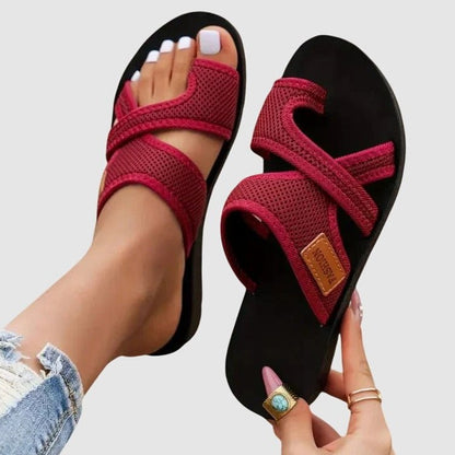 Comfortable Black Sandals for Women with Platform Open Toe Casual Style