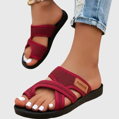 Comfortable Black Sandals for Women with Platform Open Toe Casual Style