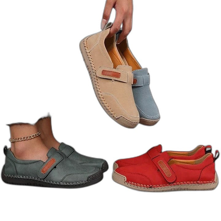 Comfortable Blue Denim Loafers for Women with Closed Toe Casual Style