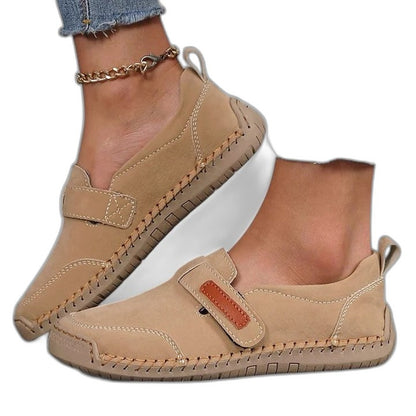 Comfortable Blue Denim Loafers for Women with Closed Toe Casual Style