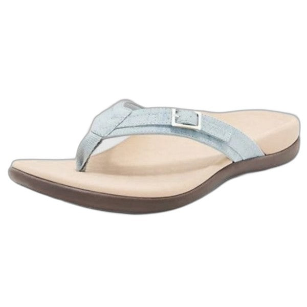 Comfortable Blue Sandals for Women with Slingback Open Toe Vacation Style