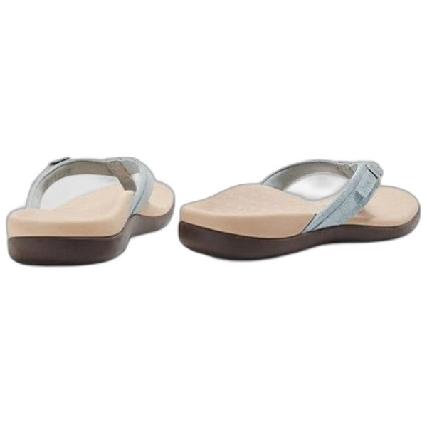 Comfortable Blue Sandals for Women with Slingback Open Toe Vacation Style