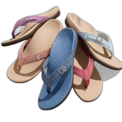 Comfortable Blue Sandals for Women with Slingback Open Toe Vacation Style