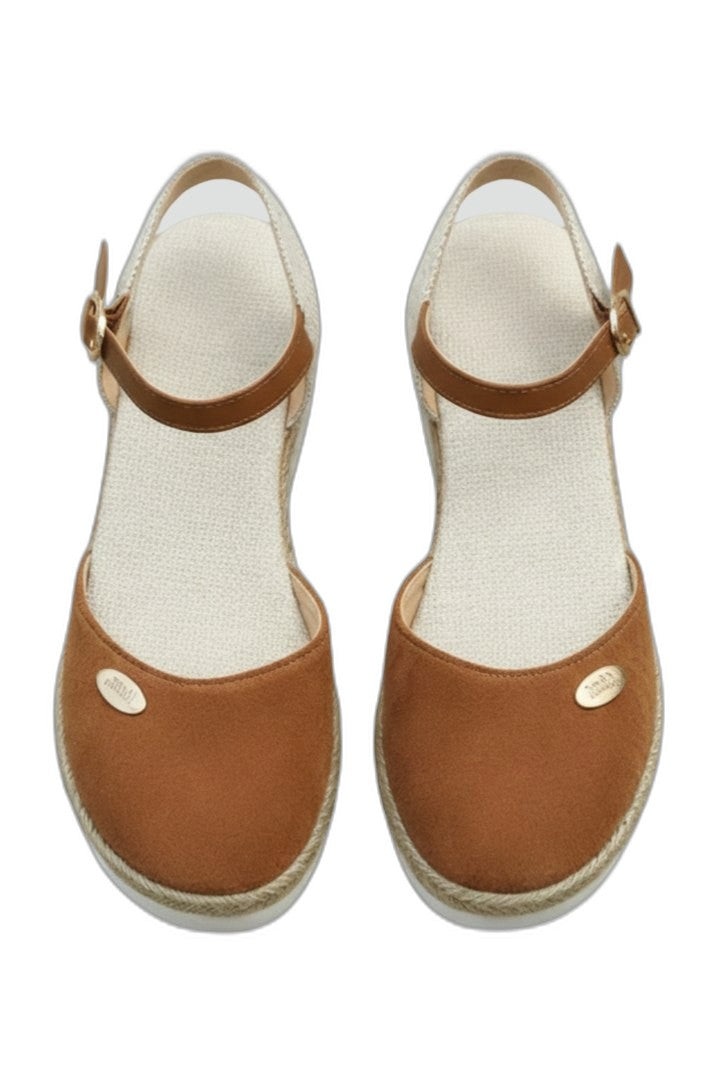 Comfortable Espadrilles for Women with Ankle Strap Slingback Espadrille Closed Toe Casual Style