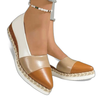 Comfortable Flats for Women with Platform Ankle Strap Closed Toe Casual Style