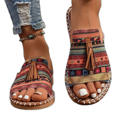 Comfortable Geometric Sandals for Women with Open Toe Casual Style