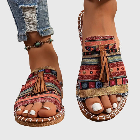 Comfortable Geometric Sandals for Women with Open Toe Casual Style