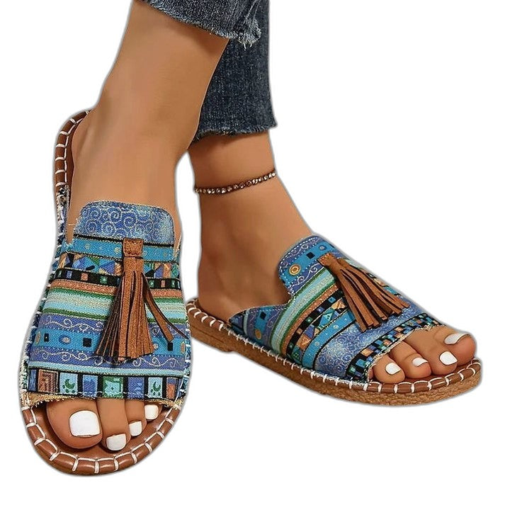 Comfortable Geometric Sandals for Women with Open Toe Casual Style