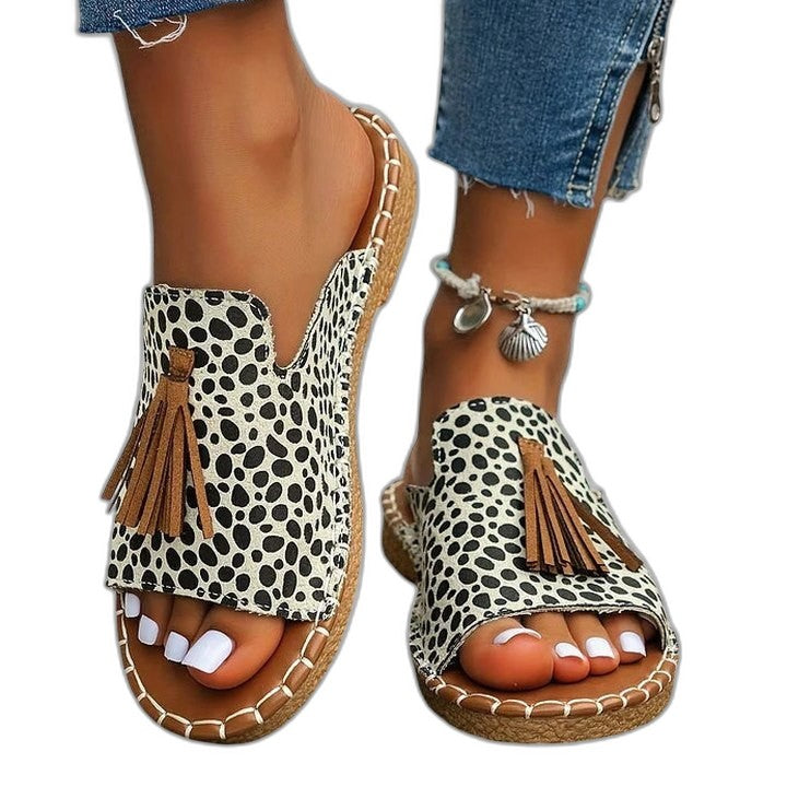 Comfortable Geometric Sandals for Women with Open Toe Casual Style