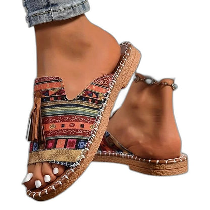 Comfortable Geometric Sandals for Women with Open Toe Casual Style