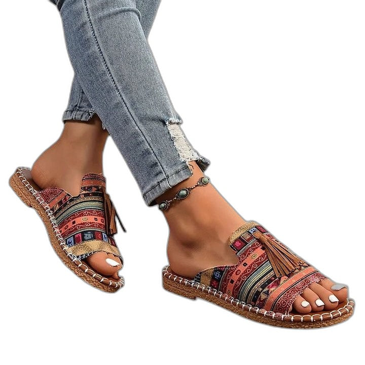 Comfortable Geometric Sandals for Women with Open Toe Casual Style