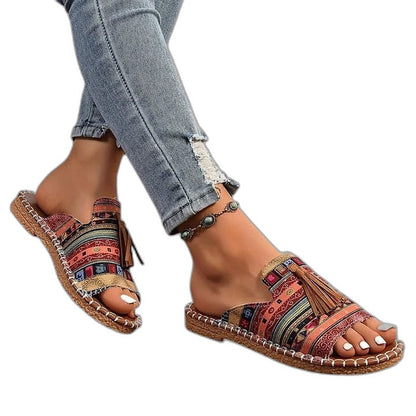 Comfortable Geometric Sandals for Women with Open Toe Casual Style