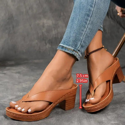 Comfortable Gold Platform Sandals for Women with Open Toe Casual Style