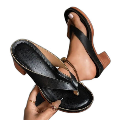 Comfortable Gold Sandals for Women with Platform Open Toe Casual Style