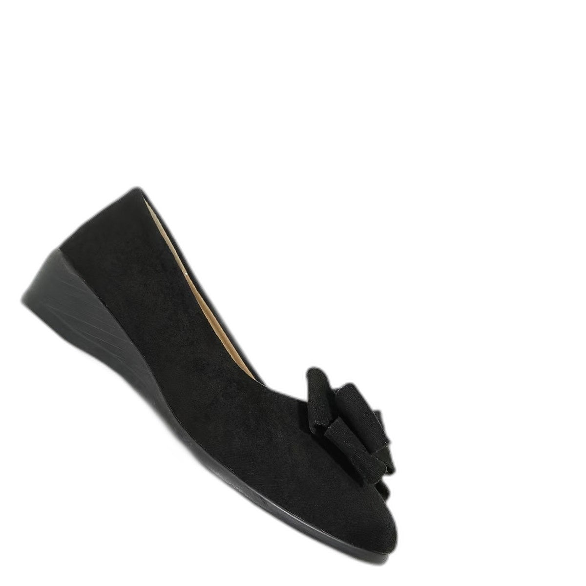 Comfortable Grey Ballet Flats for Women with Closed Toe Casual Style
