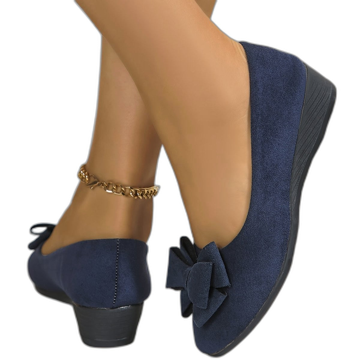 Comfortable Grey Ballet Flats for Women with Closed Toe Casual Style