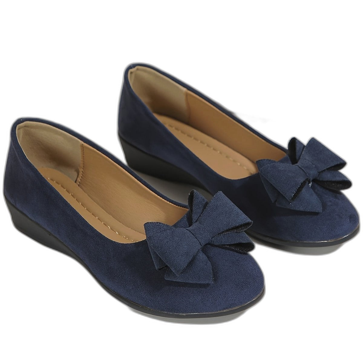 Comfortable Grey Ballet Flats for Women with Closed Toe Casual Style