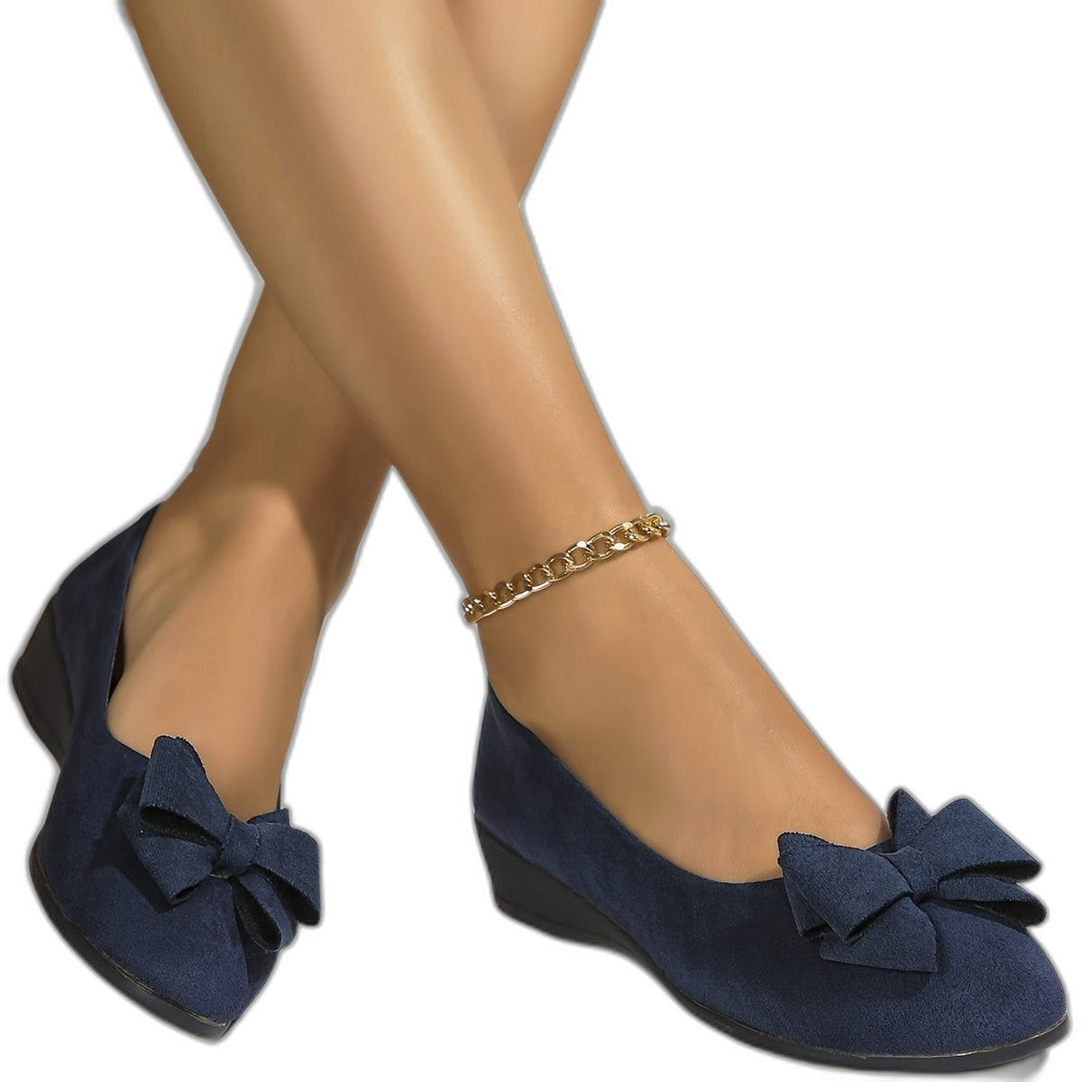 Comfortable Grey Ballet Flats for Women with Closed Toe Casual Style