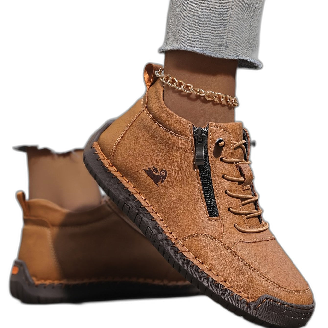 Comfortable Grey Suede Ankle Boots for Women with Closed Toe Lace Up Casual Style