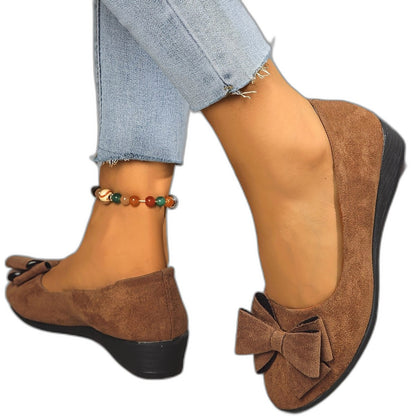 Comfortable Grey Suede Wedge Sandals for Women with Pointed Toe Casual Style