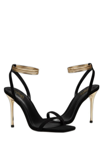 Comfortable Heels for Women with Ankle Strap Open Toe Party Style