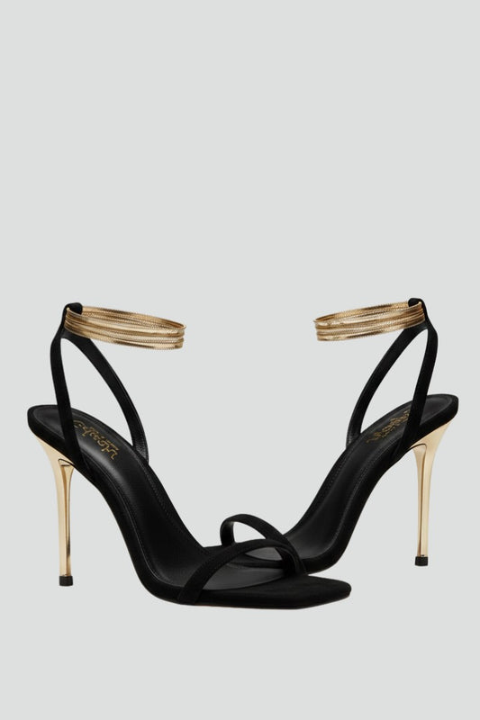 Comfortable Heels for Women with Ankle Strap Open Toe Party Style